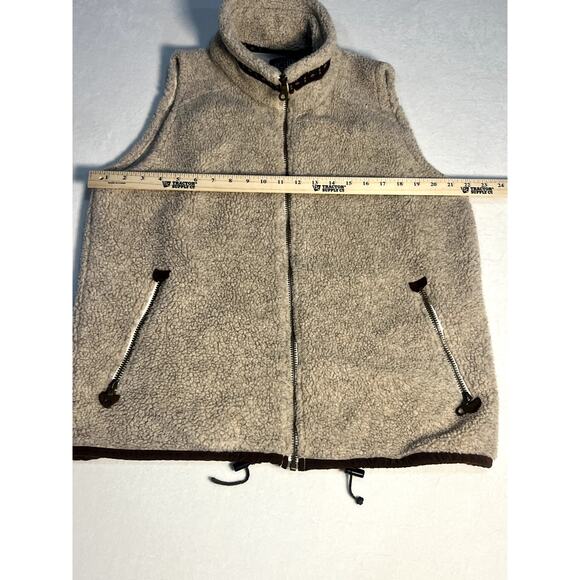 ALF by Kuhl Vintage Vest Womens Fleece Axtec Trim Full Zip Size Medium - Picture 6 of 10